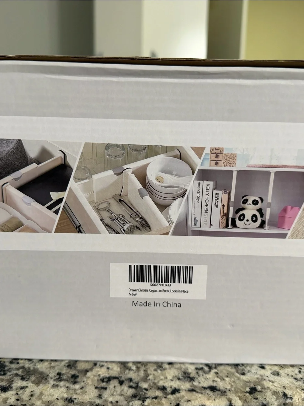 Onyx Beige Expandable Drawer Dividers - Set of 5